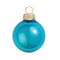 Whitehurst Large Shiny Glass Christmas Ball Ornaments - 6" (150mm) - Teal Blue - 2ct